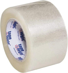 Tape Logic - 3" x 110 Yd Clear Acrylic Adhesive Packaging Tape - Polypropylene Film Backing, 2.6 mil Thick, 24.7 Lb Tensile Strength - Industrial Tool & Supply