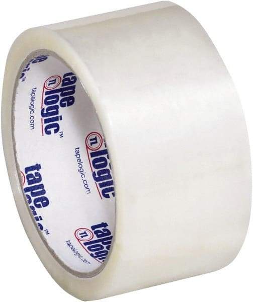 Tape Logic - 2" x 55 Yd Clear Hot Melt Adhesive Packaging Tape - Polypropylene Film Backing, 2.2 mil Thick - Industrial Tool & Supply