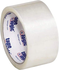 Tape Logic - 2" x 55 Yd Clear Hot Melt Adhesive Packaging Tape - Polypropylene Film Backing, 2.2 mil Thick - Industrial Tool & Supply