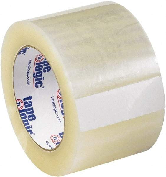 Tape Logic - 3" x 55 Yd Clear Acrylic Adhesive Packaging Tape - Polypropylene Film Backing, 2.6 mil Thick - Industrial Tool & Supply