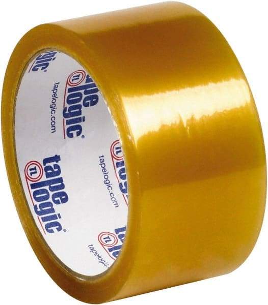 Tape Logic - 2" x 110 Yd Clear Rubber Adhesive Packaging Tape - PVC Film Backing, 2.1 mil Thick, 25 Lb Tensile Strength - Industrial Tool & Supply