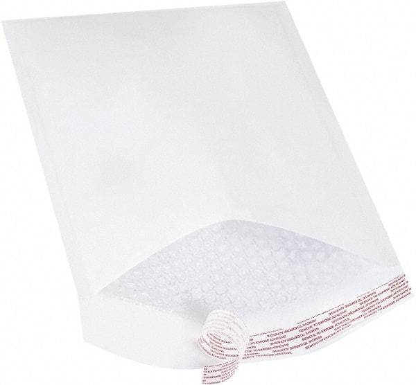 Value Collection - 14-1/2" Long x 9-1/2" Wide Peel-Off Self-Seal Bubble Mailer - White - Industrial Tool & Supply