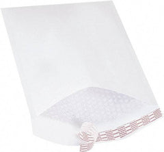 Made in USA - 14-1/2" Long x 9-1/2" Wide Peel-Off Self-Seal Bubble Mailer - White - Industrial Tool & Supply