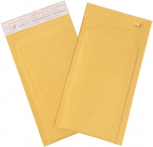 Value Collection - 10" Long x 5" Wide Peel-Off Self-Seal Bubble Mailer - Kraft - Industrial Tool & Supply