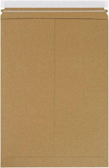 Made in USA - 18" Long x 13" Wide Peel-Off Self-Seal Flat Mailer - Kraft - Industrial Tool & Supply