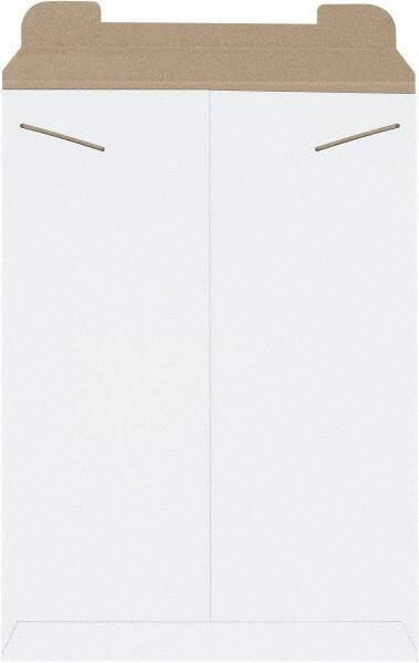 Made in USA - 18" Long x 13" Wide Regular Flat Mailer - White - Industrial Tool & Supply