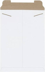 Made in USA - 18" Long x 13" Wide Regular Flat Mailer - White - Industrial Tool & Supply