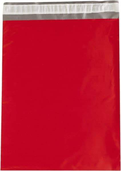 Value Collection - 19" Long x 14-1/2" Wide Peel-Off Self-Seal Courier Envelope - Red - Industrial Tool & Supply