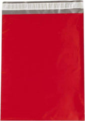 Value Collection - 15-1/2" Long x 12" Wide Peel-Off Self-Seal Courier Envelope - Red - Industrial Tool & Supply