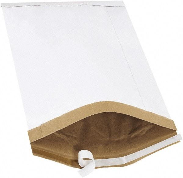 Made in USA - 20" Long x 14-1/4" Wide Peel-Off Self-Seal Padded Mailer - White - Industrial Tool & Supply