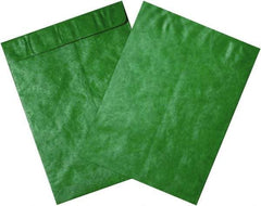 Dupont - 12" Long x 9" Wide Peel-Off Self-Seal Tyvek Flat Catalog Envelopes - Green - Industrial Tool & Supply