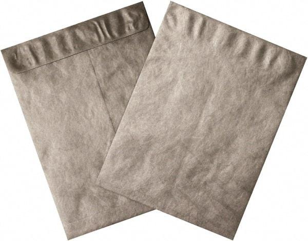 Dupont - 13" Long x 10" Wide Peel-Off Self-Seal Tyvek Flat Catalog Envelopes - Silver - Industrial Tool & Supply