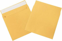 Made in USA - 13" Long x 10" Wide Peel-Off Self-Seal Natural Kraft Envelope - Kraft - Industrial Tool & Supply