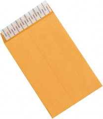 Made in USA - 9" Long x 6" Wide Peel-Off Self-Seal Natural Kraft Envelope - Kraft - Industrial Tool & Supply