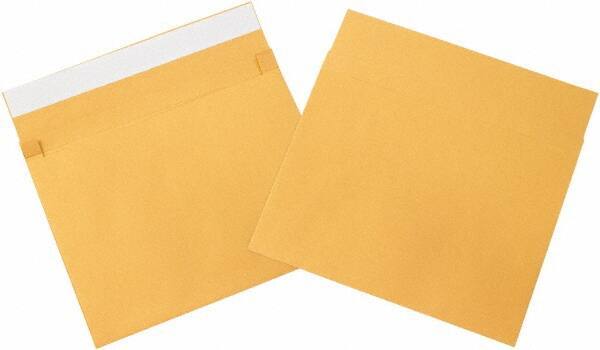 Made in USA - 15" Long x 10" Wide Peel-Off Self-Seal Natural Kraft Envelope - Kraft - Industrial Tool & Supply