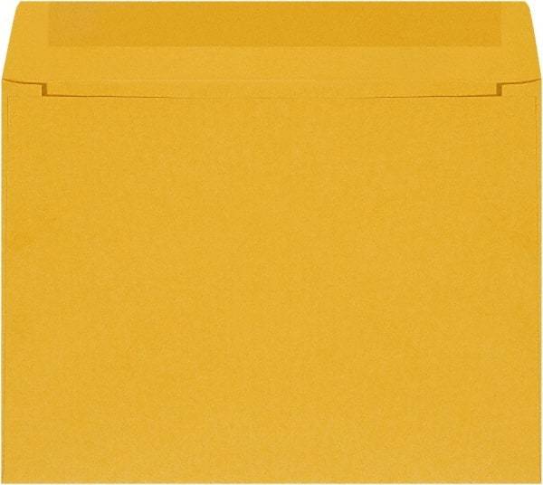 Made in USA - 9" Long x 12" Wide Gummed Flap Kraft Catalog Envelope - Kraft - Industrial Tool & Supply