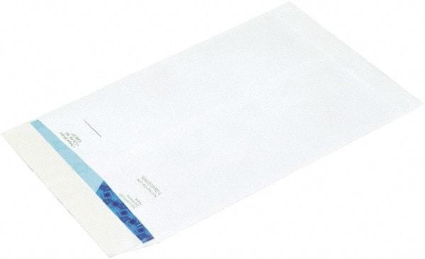 Made in USA - 13" Long x 10" Wide Peel-Off Self-Seal Flat Envelope - White - Industrial Tool & Supply