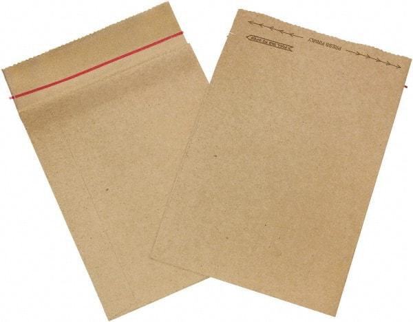 Made in USA - 10-1/2" Long x 8-1/2" Wide Self Seal Jiffy Rigi Bag Mailer - Kraft - Industrial Tool & Supply