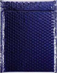 Made in USA - 11-1/2" Long x 9" Wide Peel-Off Self-Seal Bubble Mailer - Blue - Industrial Tool & Supply