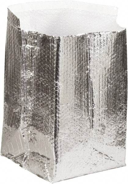 Made in USA - 10" Long x 10" Wide x 10" High x 3/16" Thick Box Liner - Silver, Case - Industrial Tool & Supply