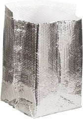 Made in USA - 14" Long x 14" Wide x 14" High x 3/16" Thick Box Liner - Silver, Case - Industrial Tool & Supply