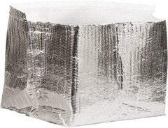 Made in USA - 12" Long x 12" Wide x 6" High x 3/16" Thick Box Liner - Silver, Case - Industrial Tool & Supply