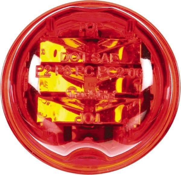 Truck-Lite - 2" Long, Red LED Marker Clearance - 12 Volts - Industrial Tool & Supply
