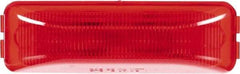 Truck-Lite - 4" Long, Red LED Marker Clearance - 12 Volts - Industrial Tool & Supply
