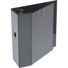 Universal One - 1,050 Sheet Capacity, 8-1/2 x 11", View Ring Binder - Polypropylene, Black - Industrial Tool & Supply