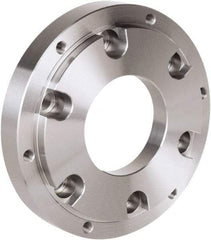 Samchully - Adapter Back Plate for 315, 381 & 450mm Diam MH, HC & HCH Lathe Chucks - A2-11 Mount, 193mm Through Hole Diam, 300mm OD, 22mm Flange Height, Steel - Industrial Tool & Supply