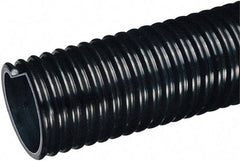 Kuriyama of America - 3-1/2" ID x 4.21" OD, 35 Max psi, Full In. Hg, Dry Material Handling & Transfer Hose - Polyurethane Liner, PVC Cover, -40 to 150°F, 5" Bend Radius, 100' Coil Length, Black - Industrial Tool & Supply