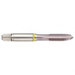 40671 2B 3-Flute Cobalt Yellow Ring Spiral Point Plug Tap-MolyGlide - Industrial Tool & Supply