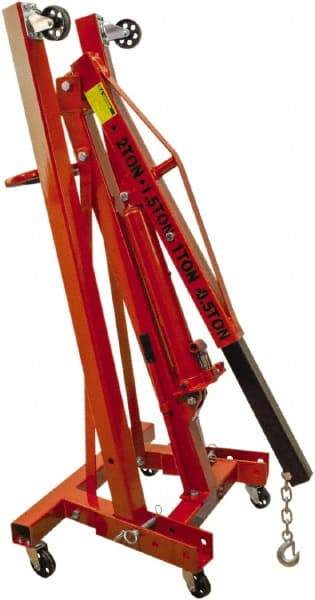OEM Tools - Steel Folding Engine Crane - 10 to 25' Span - Industrial Tool & Supply