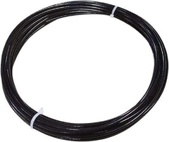 Loos & Co. - 3/16" x 1/8" Diam, Steel Wire Rope - 2,000 Lb Breaking Strength, 7 x 19, Vinyl Coating - Industrial Tool & Supply