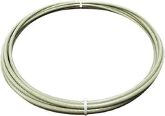 Loos & Co. - 100' Long, 1/4" x 1/4" Diam, Stainless Steel Wire Rope - 7,000 Lb Breaking Strength, 7 x 19 - Industrial Tool & Supply