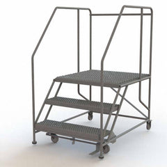 TRI-ARC - Rolling & Wall Mounted Ladders & Platforms Type: Rolling Work Platform Style: Steel Work Platform - Industrial Tool & Supply