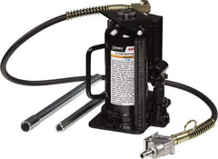 Sunex Tools - 12 Ton Capacity Bottle Jack - 9.1" to 17.6" High - Industrial Tool & Supply