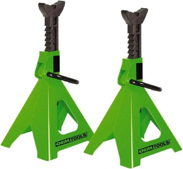 OEM Tools - 12,000 Lb Capacity Jack Stand - 15-3/4 to 24-3/8" High - Industrial Tool & Supply