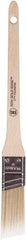 Wooster Brush - 1" Angled Polyester Angular Brush - 2-3/16" Bristle Length, 6" Wood Fluted Handle - Industrial Tool & Supply