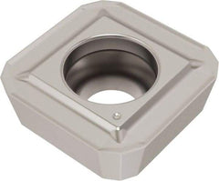 Seco - SPGX0703 MC Grade DS4050 Carbide Indexable Drill Insert - TiAlN/NbN Finish, Square, 7.94mm Inscribed Circle - Industrial Tool & Supply