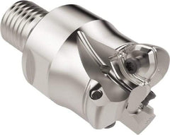 Seco - 25.6mm Cut Diam, 1.8mm Max Depth, M20 Modular Connection Indexable High-Feed End Mill - Screw Holding Method, 218.21-.. Insert, R217.21 Toolholder, Through Coolant - Industrial Tool & Supply