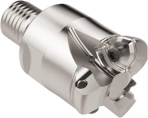Seco - 27.6mm Cut Diam, 1.8mm Max Depth, M20 Modular Connection Indexable High-Feed End Mill - Screw Holding Method, 218.21-.. Insert, R217.21 Toolholder, Through Coolant - Industrial Tool & Supply
