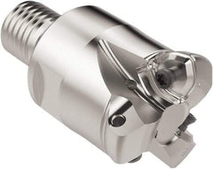 Seco - 27.6mm Cut Diam, 1.8mm Max Depth, M20 Modular Connection Indexable High-Feed End Mill - Screw Holding Method, 218.21-.. Insert, R217.21 Toolholder, Through Coolant - Industrial Tool & Supply