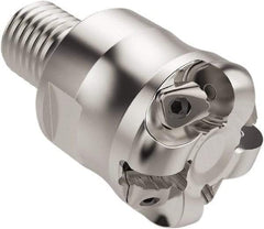 Seco - 27.34mm Cutting Diam, 6mm Max Depth of Cut, Combimaster Indexable Copy End Mill - 4 Inserts, RN..1204 Insert, R217.26 Toolholder, Steel, Through Coolant - Industrial Tool & Supply