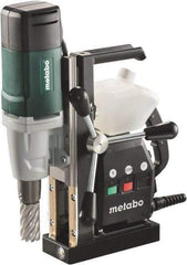 Metabo - 3/4" Chuck, 2" Travel, Portable Magnetic Drill Press - 700 RPM, 9 Amps, 1000 Watts - Industrial Tool & Supply