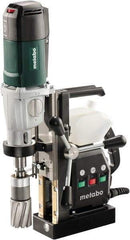 Metabo - 3/4" Chuck, 2" Travel, Portable Magnetic Drill Press - 250-450 RPM, 12 Amps, 1200 Watts - Industrial Tool & Supply