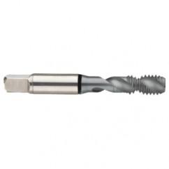 M12x1.75 6H 2-Flute Cobalt Black Ring Semi-Bottoming 45 degree Spiral Flute Tap-MolyGlide - Industrial Tool & Supply