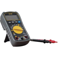 General - TS04, CAT III, 600 VAC/VDC, Digital True RMS Multimeter - 40 mOhm, Measures Voltage, Current, Resistance, Temperature - Industrial Tool & Supply