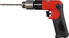 Sioux Tools - 1/4" Keyed Chuck - Pistol Grip Handle, 3,600 RPM, 12 LPS, 0.5 hp, 90 psi - Industrial Tool & Supply