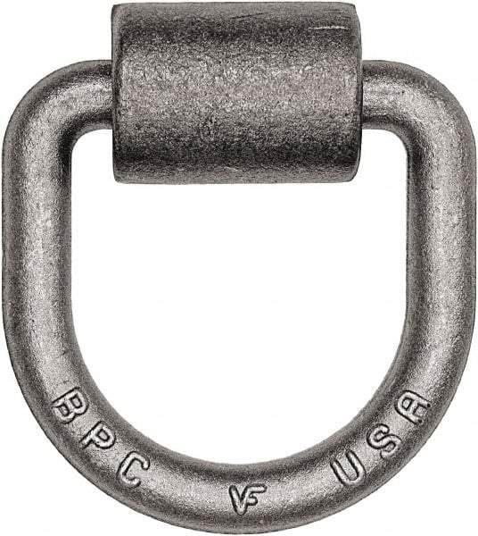 Buyers Products - Steel D-Ring with Integral Bracket - 4-1/2" Long, Gray, For Use with Cargo Control - Industrial Tool & Supply